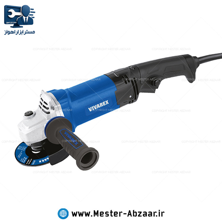 سنگ جت و مینی فرز دیمردار 1100 ولت دسته بلند ویوارکس جدید با گارانتی مدل VIVAREX VR1125-AG
