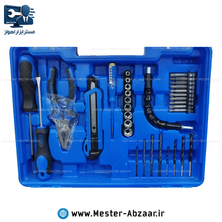 کیف BMC دریل شارژی خشابی 37 پارچه برند ویوارکس با لوازم کامل مدل VIVAREX 37PCS