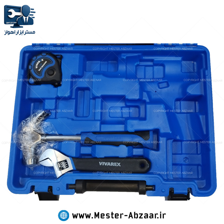 کیف BMC دریل شارژی خشابی 37 پارچه برند ویوارکس با لوازم کامل مدل VIVAREX 37PCS