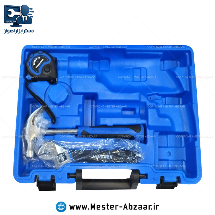 کیف BMC دریل برقی 20 پارچه برند ویوارکس با لوازم کامل مدل VIVAREX 20PCS (مناسب برند های ادون باس اینتیمکس و...) بدون دستگاه