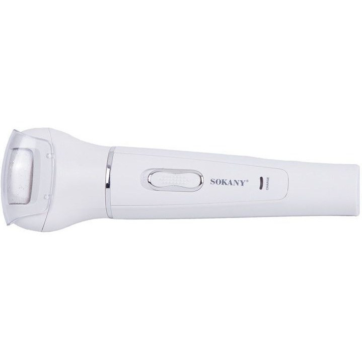 اپیلاتور شارژی 5 کاره شیور ماساژور فیس براش موکن برند سوکانی مدل SK-311 SOKANY سنگ پا