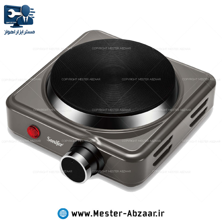 مینی اجاق گاز برقی مسافرتی المنتی صفحه ای 500 وات برند سونیفر مدل SONIFER SF-3054