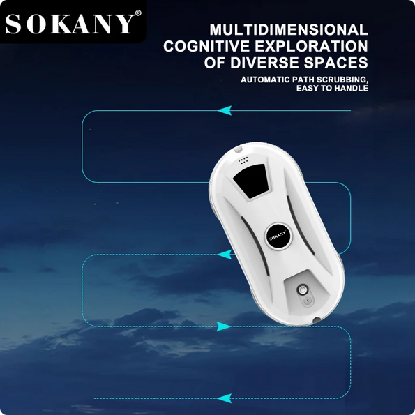 ربات شیشه پاککن هوشمند سوکانی مدل SK-13080 SOKANY تمیزکننده اتوماتیک پنجره
