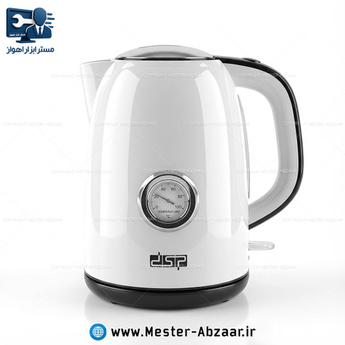 کتری چای ساز برقی دارای گیج حرارت 2200 وات 1.7 لیتری DSP بدنه جدید مدل KK1144