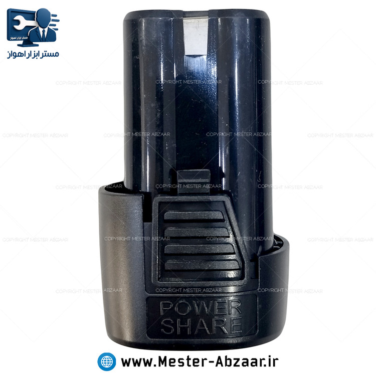 باتری دریل شارژی 16.8 ولت لیتیومی خشابی استوانه باطری مربعی برند ویوارکس VR1615-LB مناسب ادون باس گریتک و..