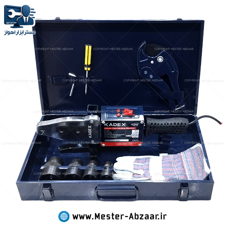 اتو لوله گوشه زن 2000 وات با لوازم و گارانتی مدل K7640 برند کادکس KADEX