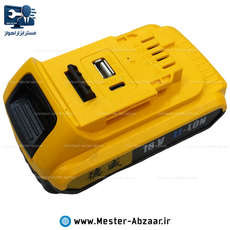 توربو جت فن دمنده شارژی 18 ولت چند کاره پاور بانک مدل JET FAN F-018 جعبه کارتنی