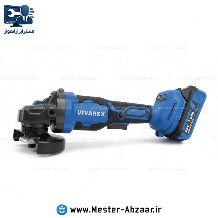 مینی فرز شارژی براشلس 20 ولت 4 آمپر لیتیوم برند ویوارکس با کیف برزنتی مدل VIVAREX VR2415-AGK
