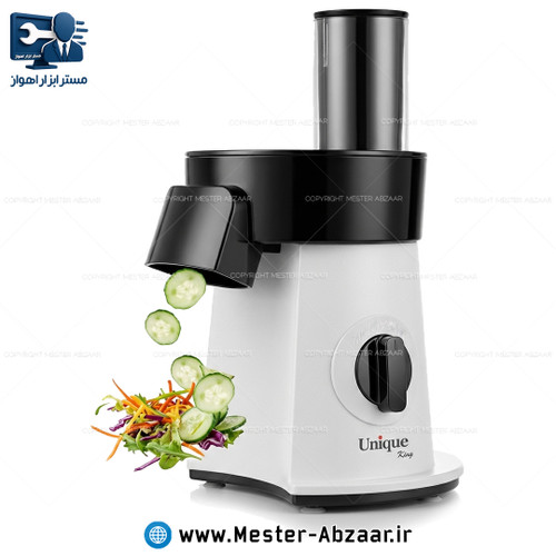 سالاد ساد و رنده برقی 6 تیغه برند یونیک کینگ 600 وات مدل Unique king MN-2025