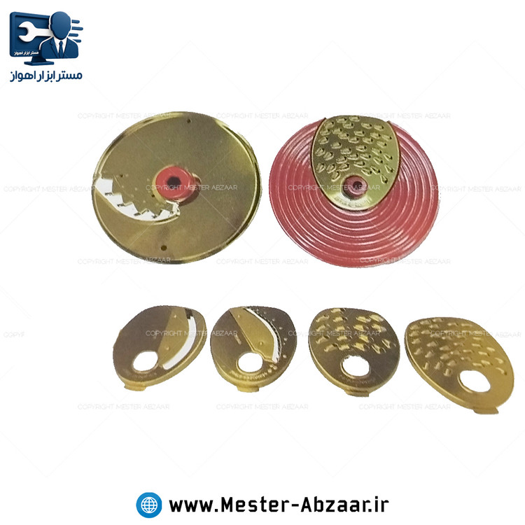 سالاد ساز و رنده برقی 6 تیغه طلایی برند یونیک کینگ 600 وات مدل Unique king MN-2026