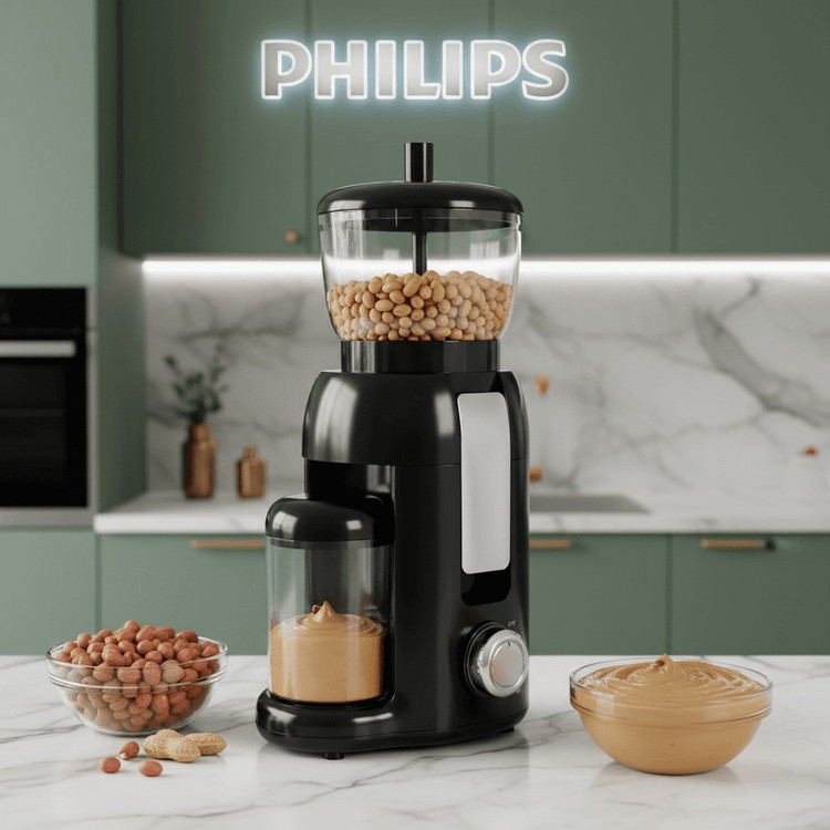 دستگاه آسیاب کره گیر برقی 1500 وات برند فیلیپس PHILIPS FC-2025 ( کره گیر بادام زمینی و... )