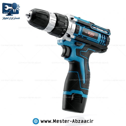 دریل پیچ گوشتی شارژی 18 ولت باس تک باتری مدل BOSS 18V SKBS