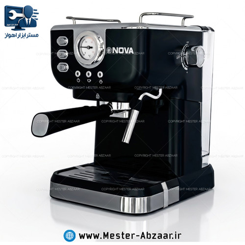 اسپرسو و قهوه ساز 2200 وات نوا کد 183 پمپ 20 بار اسپرسوساز نووا با هواگیری رایگان مدل NOVA 1-8-3