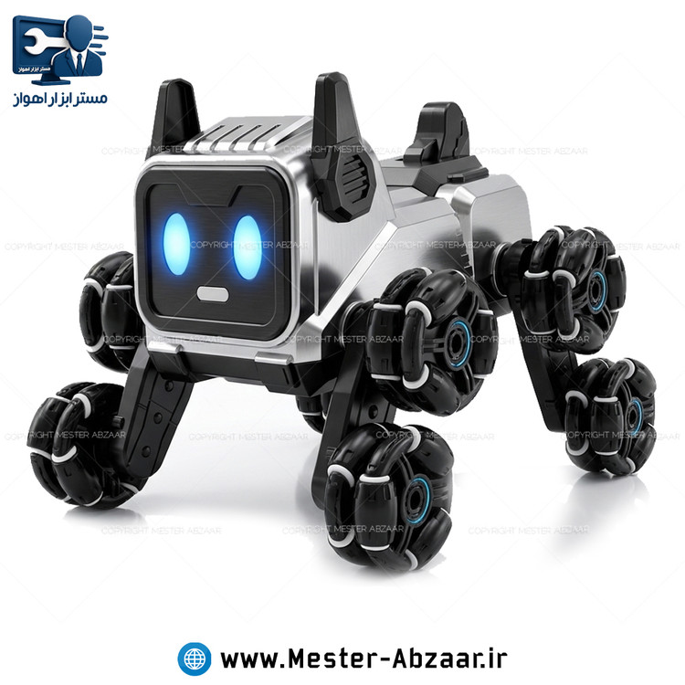 اسباب بازی سگ رباتیک کنترلی ریموتی و ژیروسکوپ مچی اتوماتیک مدل MECHANICAL DOG no.168-28