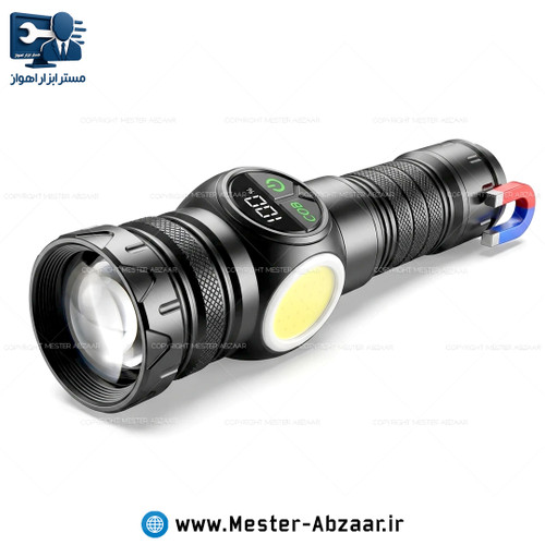 چراغ قوه شارژی دستی پنل دیجیتال رویلانگ مدل RUILANG RL-2305