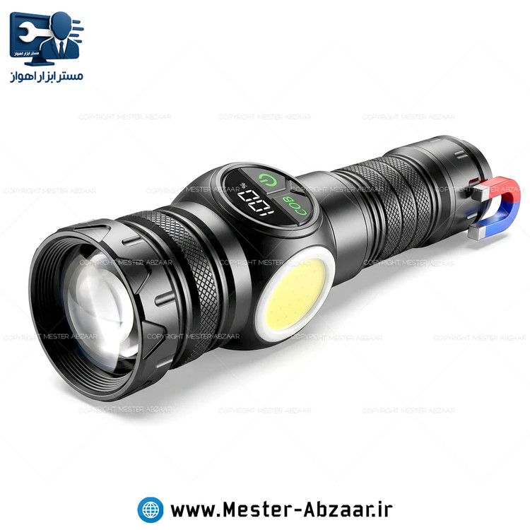 چراغ قوه شارژی دستی پنل دیجیتال رویلانگ مدل RUILANG RL-2305