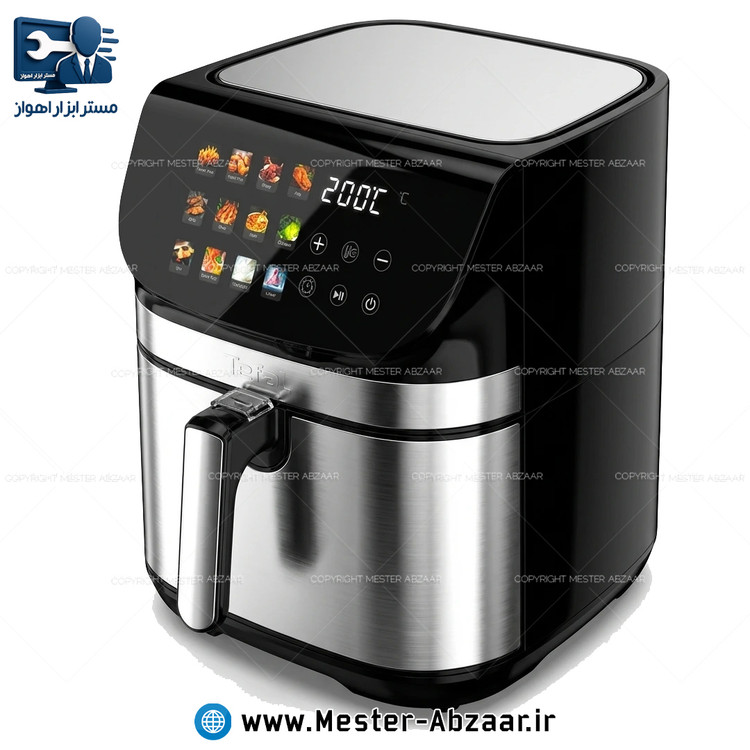 سرخ کن هواپز 18.2 لیتری لمسی دو ۲ المنت بدون روغن 3000 وات تفال مدل TEFAL 8088 newسرخکن