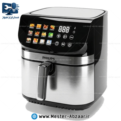 سرخ کن هواپز 18.2 لیتری لمسی دو ۲ المنت بدون روغن 3000 وات فیلیپس مدل PHILIPS 9298/2026 new سرخکن