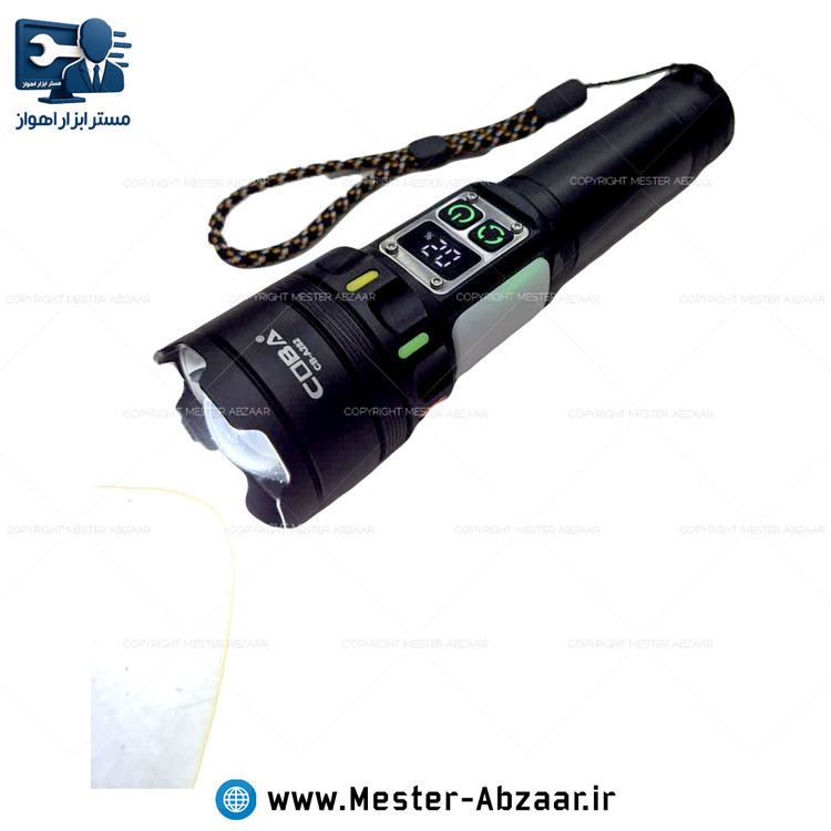 چراغ قوه شارژی چند کاره دستی پنل دیجیتال مگنتی کوبا مدل COBA CB-A282