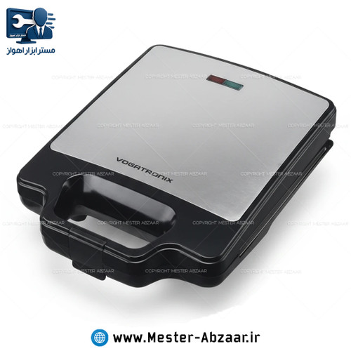 اسنک و ساندویچ ساز 4 کاره ( وافل گریل دونات ) 1400 وات ووگاتی VOGATRONIX وگاترونیکس مدل VE-SWM03 وگاتی