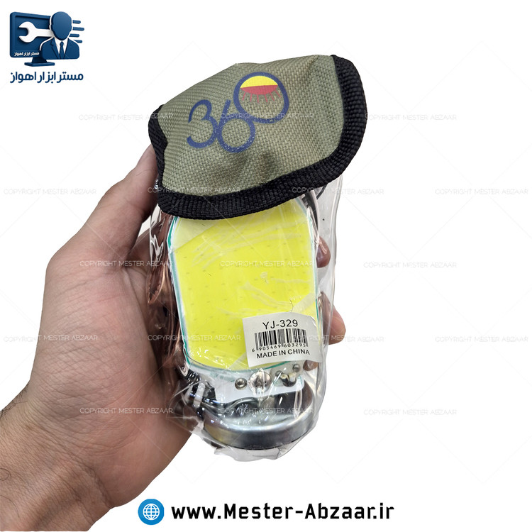 چراغ و نور افکن مگنتی کمپینگ خودرو 12 ولت LED برند 360 کد YJ-329