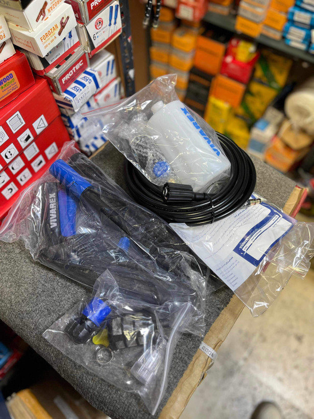 کارواش دینامی نیمه صنعتی فشار قوی شاسی دار 2000 وات 160 بار ویوارکس گارانتی یک ساله مدل VIVAREX VR8160-PW