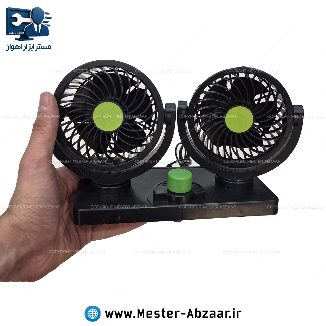 پنکه و مینی فن دو قلو دیمر دار USB مدل HX-T303