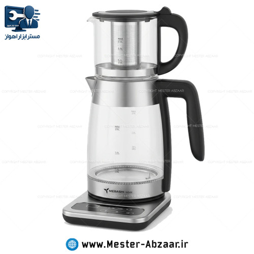 چای ساز برقی دو طبقه 2200 وات 2.8 لیتری لمسی مباشی یابان مدل MEBASHI YABAN MT-190 روهمی