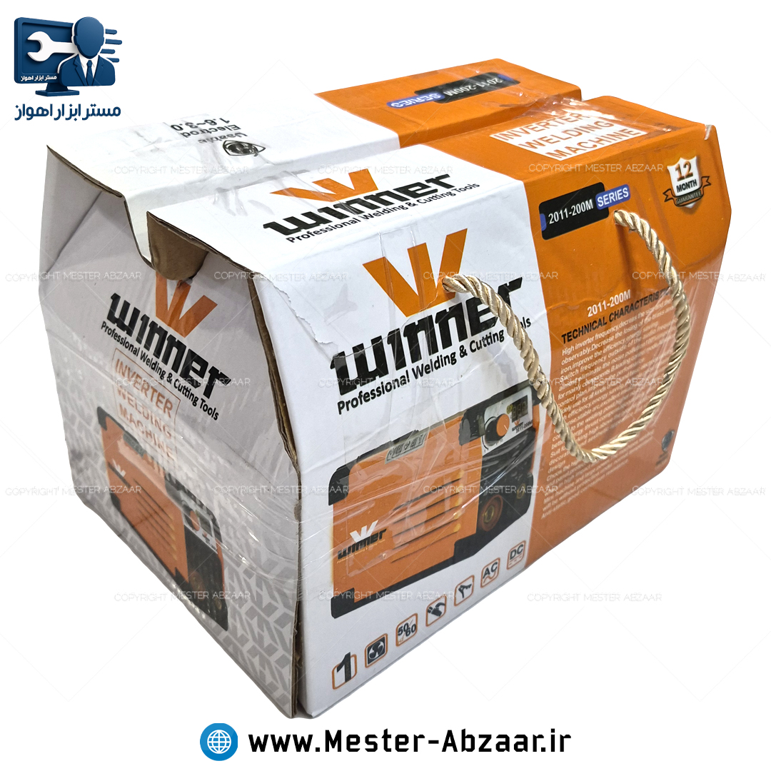 اینورتر جوشکاری 200 آمپر مینی وینر دو سال گارانتی مدل WINNER 2011 200LCD