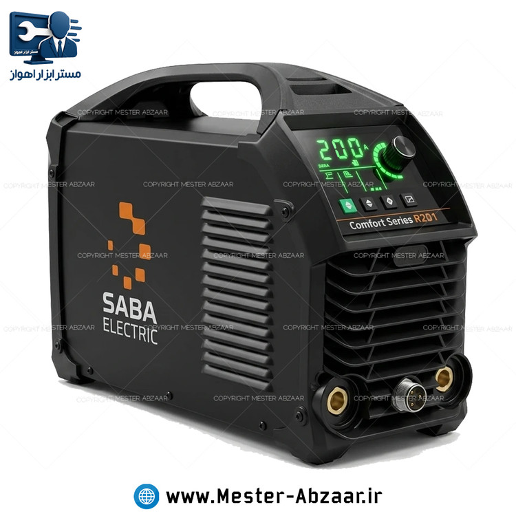 اینورتر 200 آمپر واقعی ریموتی صبا جدید مشکی با گارانتی موتور جوش مدل SABA ELECTRIC COMFORT SERIES R201