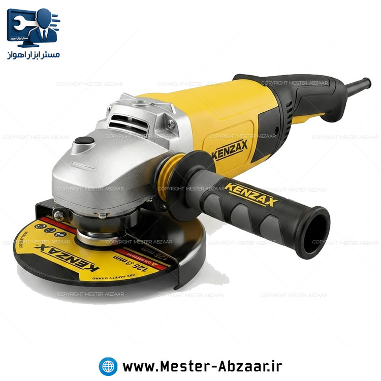 فرز آهنگری و سنگ جت 180 میلی متر 2300 وات کنزاکس با گارانتی مدل KENZAX KAG-3183