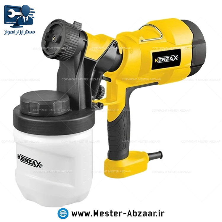 پیستوله رنگ برقی سرخود با گارانتی 400 وات کنزاکس مدل KENZAX 5684