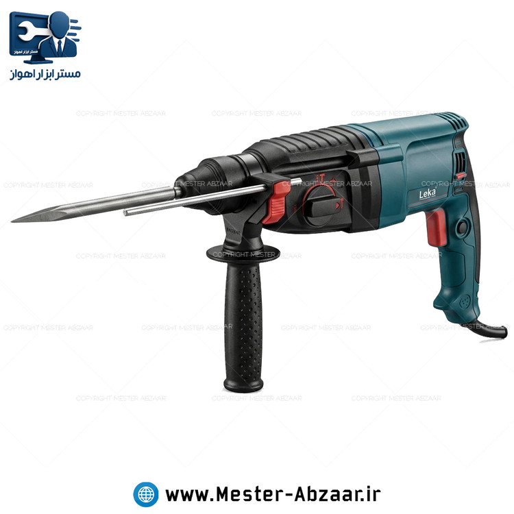 دریل تخریب بتن کن 800 وات 26 میلی متری سه کاره لکا با گارانتی مدل LEKA RH26-08 سه کیلویی