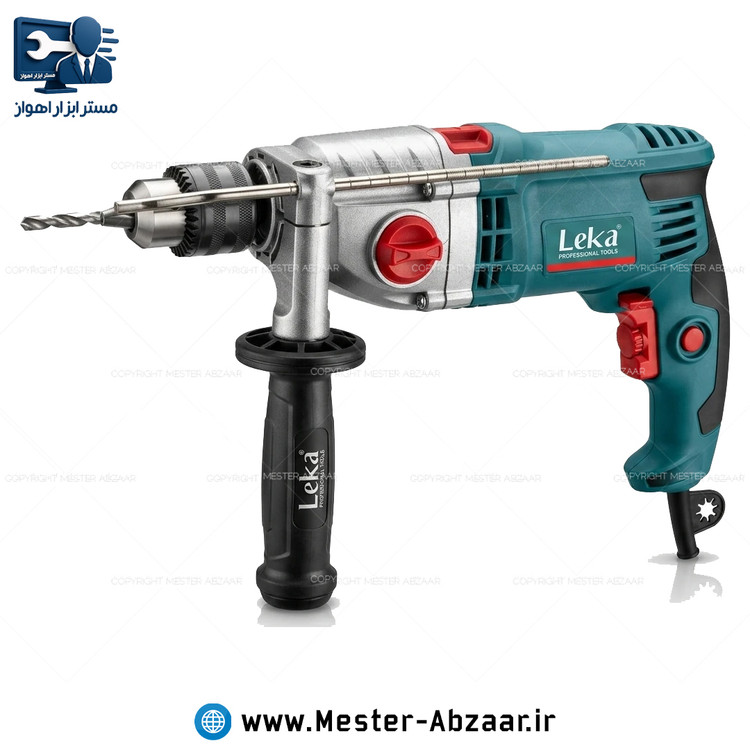 دریل چکشی گیربکسی دو حالته لکا 1050 وات با گارانتی مدل LEKA DR13-105