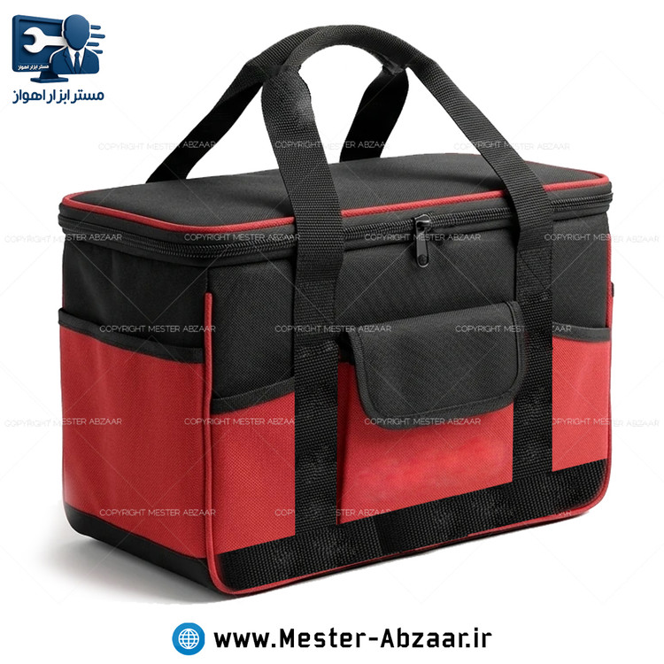 کیف ابزار اینورتر سایز متوسط پارچه برزنتی 7 جیب مدل هامی بگ HAMIBAG