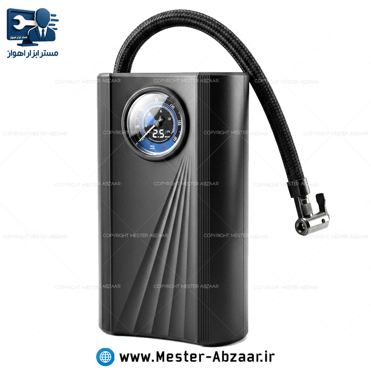 پمپ باد فندکی عقربه ای خودرو مینی کمپرسور هوا تک سیلندر ماشین CBQ-001 MDHL