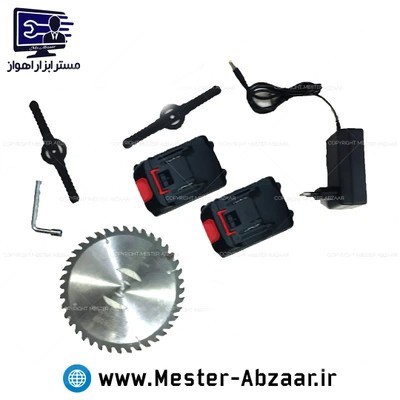 علف زن دوشی شارژی 20 ولت دو باتری ادون مدل EDON AGT-12