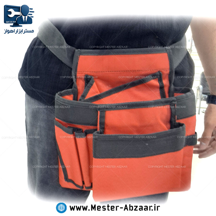 کیف ابزار کمری حرفه ای برزنتی صنعتگران مدل SANATGARAN BAG