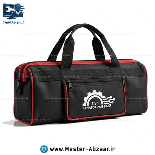 کیف مینی فرز برزنتی بزرگ برند صنعتگران مدل SANARGARAN BAG مینی سنگ جت و ابزار دستی