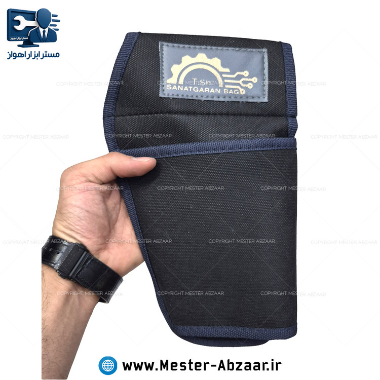 کیف کمری دریل پیچ بند شارژی و برقی برزنتی برند صنعتگران مدل SANATGARAN BAG