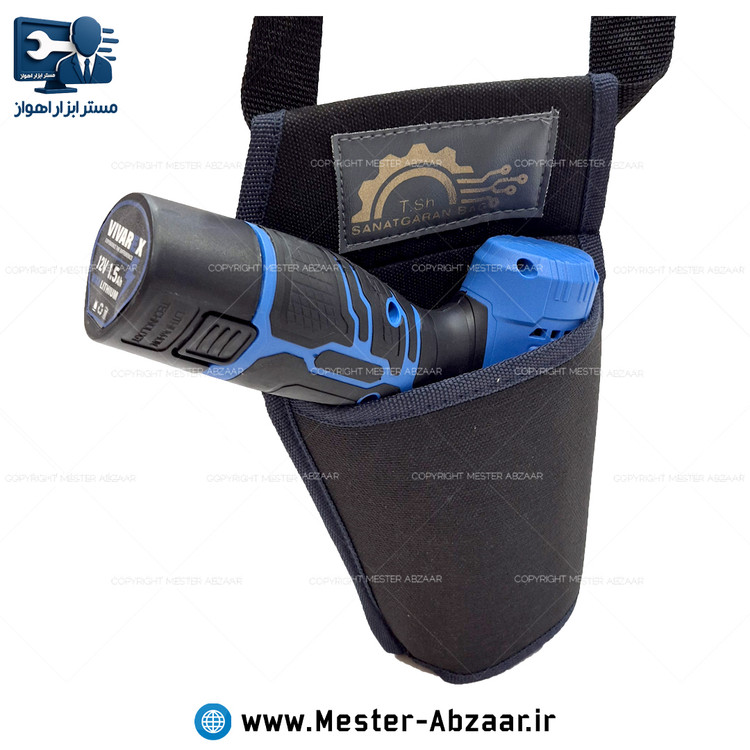 دریل شارژی 12 ولت (امکان انتخاب کیف کمری) ویوارکس با گارانتی مدل VR1215V-2B vivarex