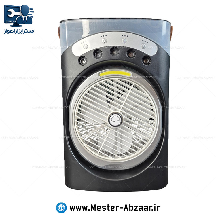 پنکه و مه پاش شارژی چندکاره با چراغ اضطراری مدل YT-M2052