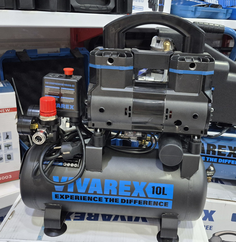 کمپرسور پمپ باد 10 لیتری سایلنت ویوارکس با گارانتی مدل VIVAREX VR1015-SS