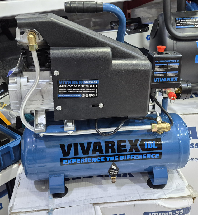 کمپرسور باد 10 لیتری روغنی ویوارکس با گارانتی مدل VIVAREX VR1010-AC پمپ کمپرس هوا