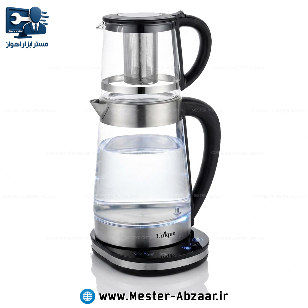 چای ساز برقی دو طبقه 1800 وات 3.5 لیتری لمسی یونیک مکس مدل Unique Max UM-255 روهمی