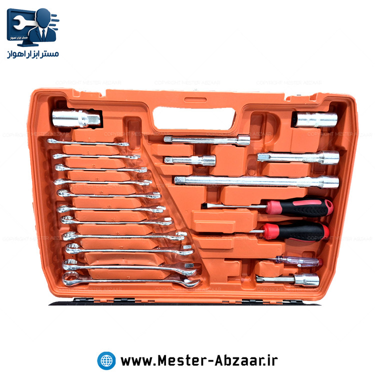 جعبه بکس و بیت 121 پارچه کروم وانادیوم مدل نیو تولز NEW TOOLS 121PCS