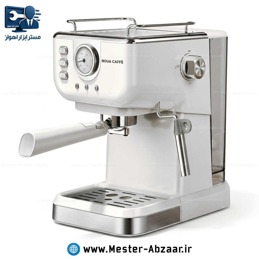 اسپرسو و قهوه ساز 2200 وات طرح نوا کد 183 پمپ 20 بار برند نویا کافه با هواگیری رایگان مدل NOUA CAFFE 1-8-3