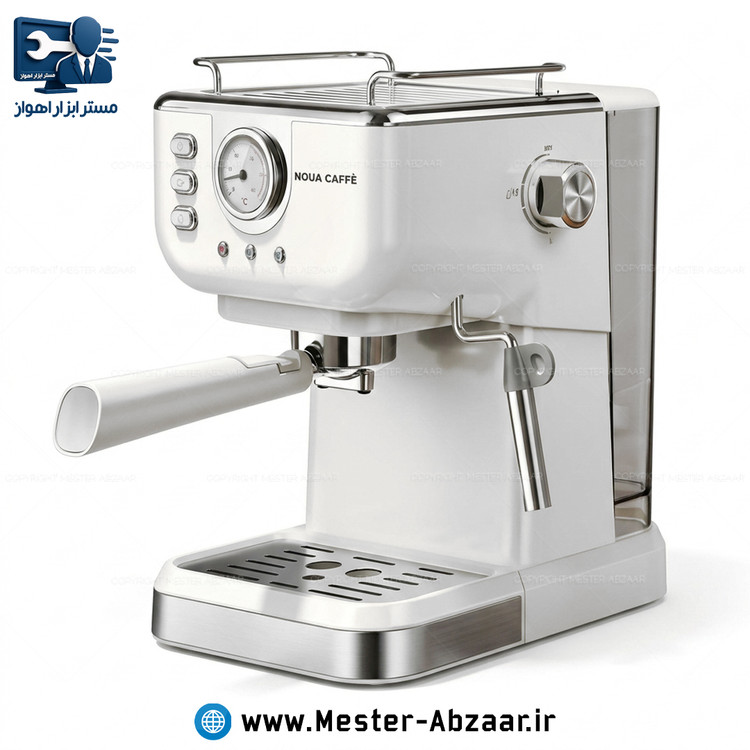 اسپرسو و قهوه ساز 2200 وات طرح نوا کد 183 پمپ 20 بار برند نویا کافه با هواگیری رایگان مدل NOUA CAFFE 1-8-3