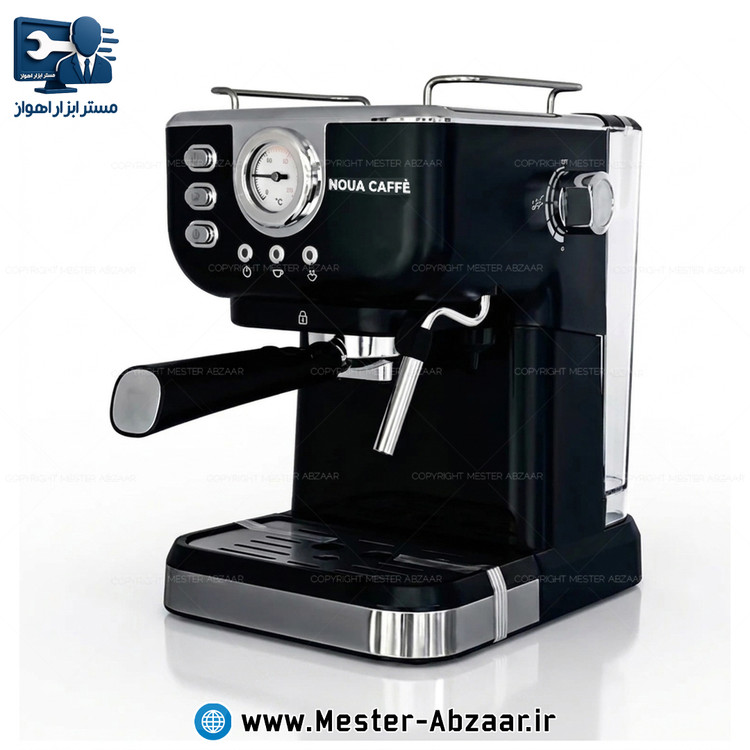 اسپرسو و قهوه ساز 2200 وات طرح نوا کد 183 پمپ 20 بار برند نویا کافه با هواگیری رایگان مدل NOUA CAFFE 1-8-3