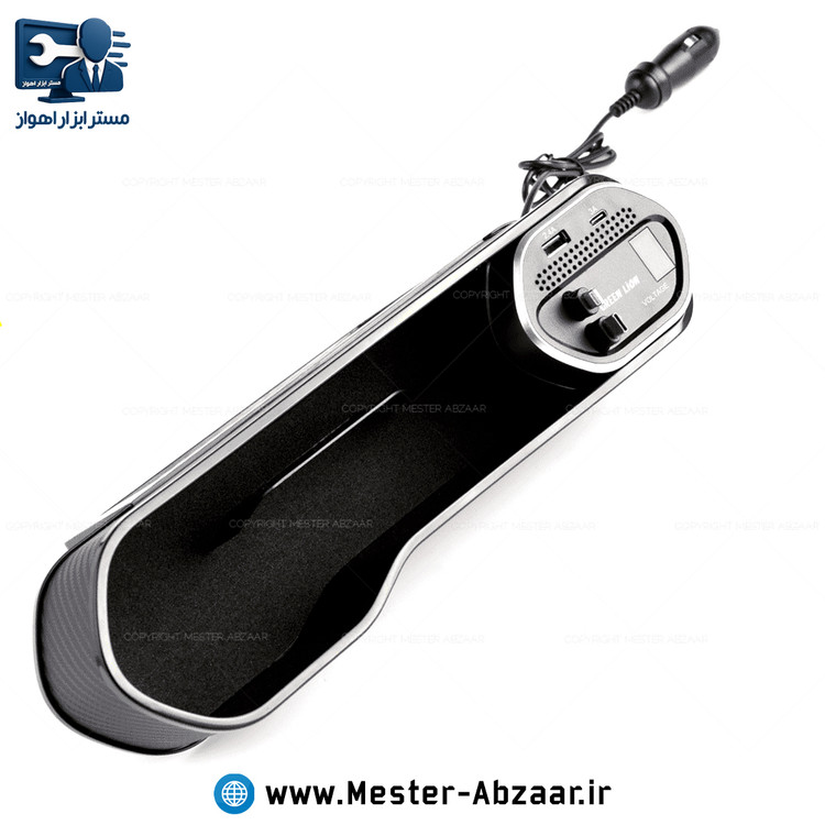 جعبه نظم دهنده خودرو و هاب شارژر , کنسول ماشین فندکی برند ولتاژ voltage Wireless Doc شارژر وایرلس